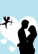 Cupidon veille sur notre amour &eacute;ternel